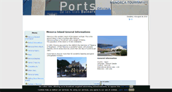 Desktop Screenshot of menorca-tourism.net